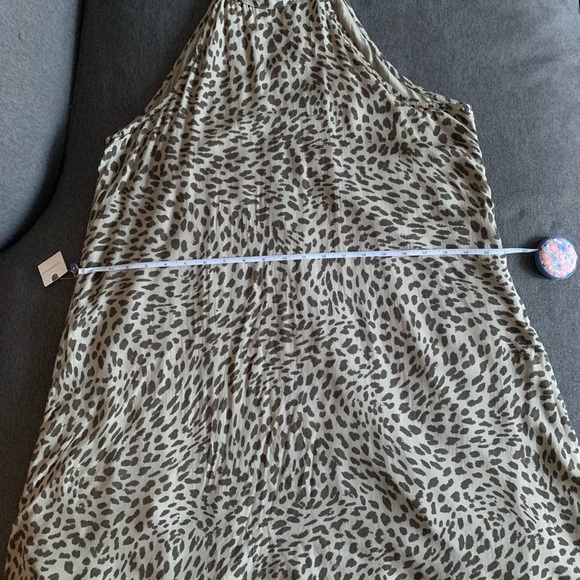Cloth & Stone cheetah print halter swing dress - Picture 2 of 5